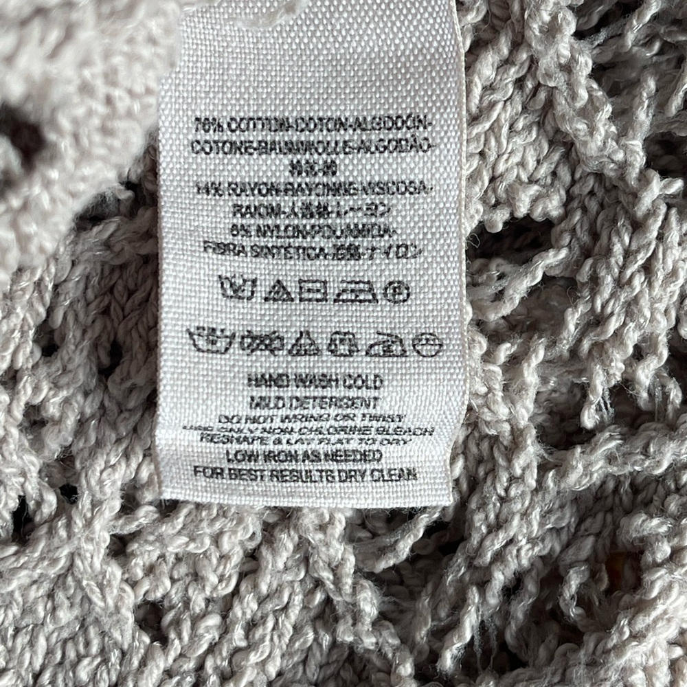 Free People Fitted Textured Knit Sweater with Open Ribbon Tie Back - Picture 8 of 8